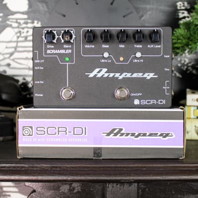 Ampeg SCR‑DI Bass DI Preamp with Scrambler Overdrive Pedal | Reverb