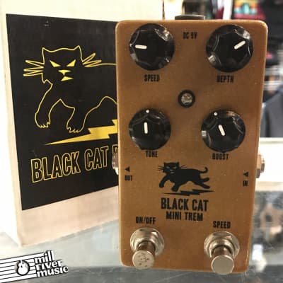 Reverb.com listing, price, conditions, and images for black-cat-pedals-mini-trem