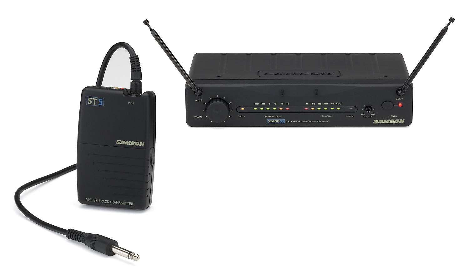 Samson Stage 55 True Diversity Wireless Guitar System Reverb