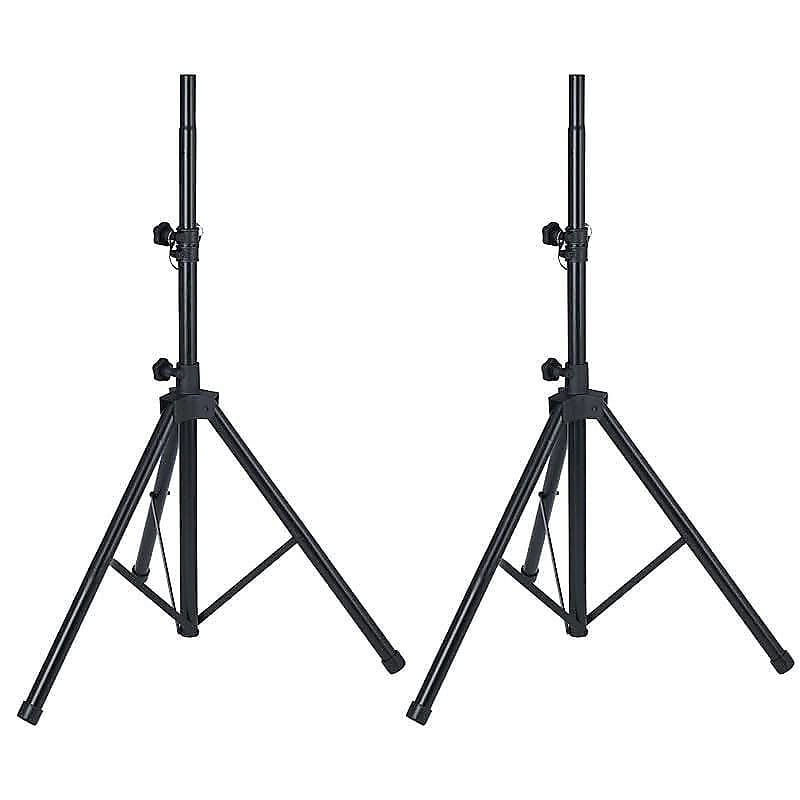 Stageline SS156BK Speaker Stand Pair Reverb