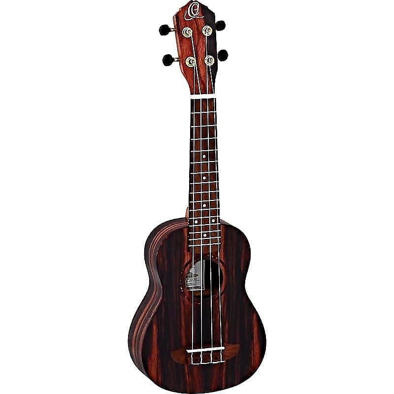 Ortega Guitars RUEB-CC Timber Series Ebony Top Concert Ukulele image 1