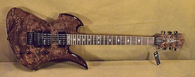 B C Rich Mockingbird Plus FR Electric Guitar 2015 Black Vapor Finish