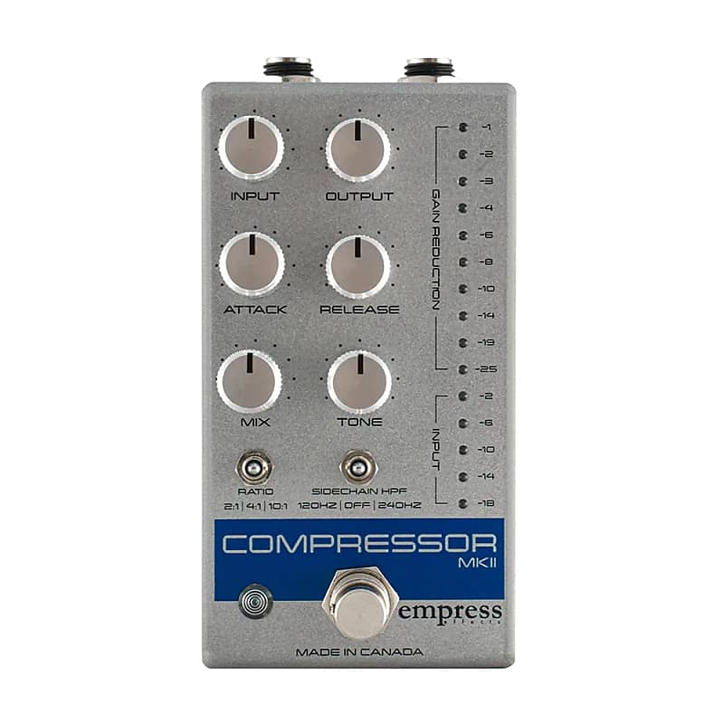 Empress Effects Compressor Mk II - Silver Effects Pedal