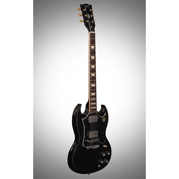 Gibson SG Standard 2016 T Electric Guitar, Ebony, Blemished