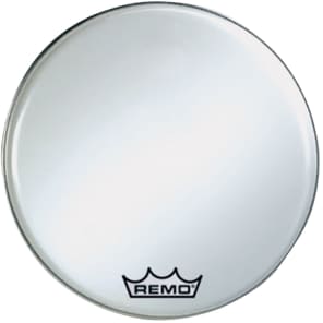 Remo Ambassador Smooth White Crimplock Bass Drum Head 24"