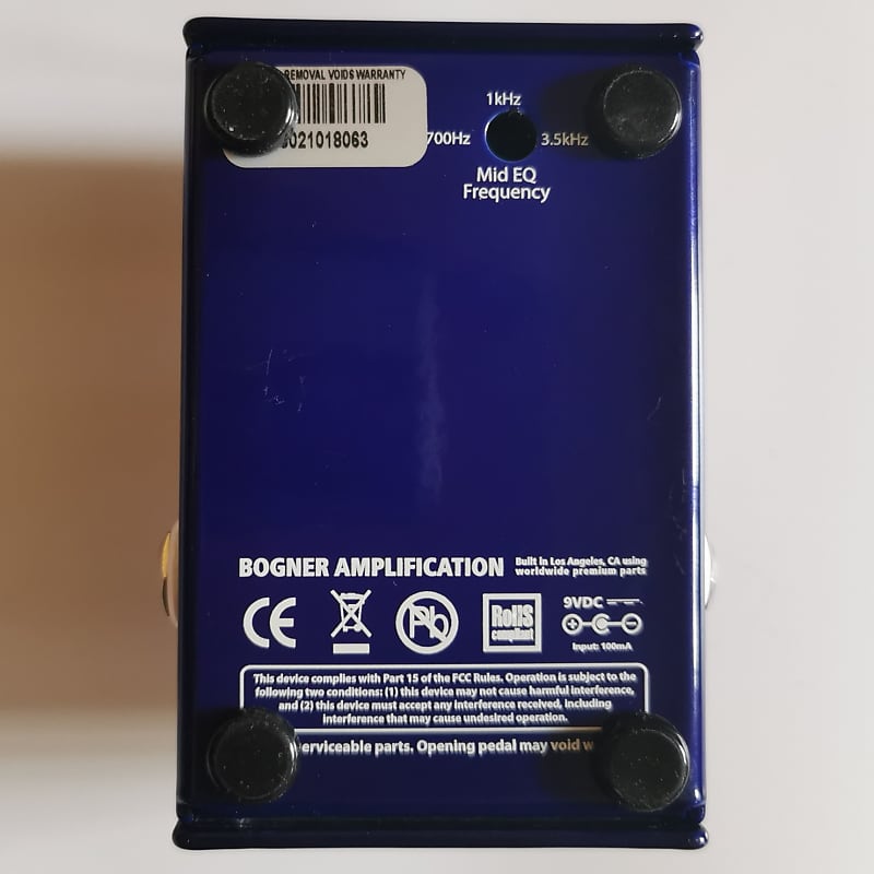 Bogner Ecstasy Blue Mini Overdrive 2018 | Reverb UK