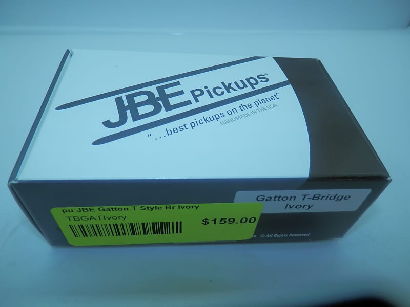 Joe Barden Engineering (JBE Pickups) Gatton T-Style Bridge Pickup Ivory image 1