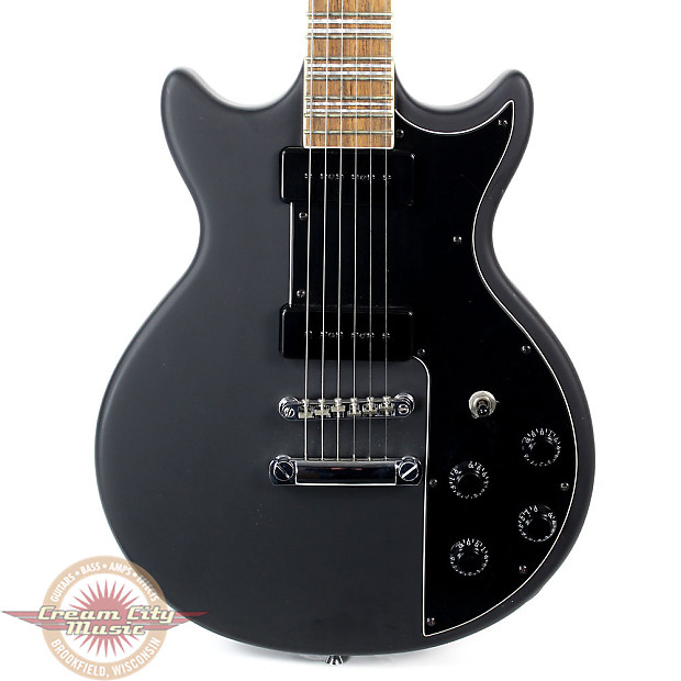 Used Hofner Colorama II Electric Guitar in Matte Black