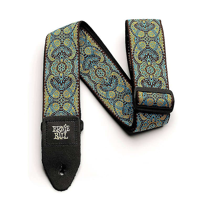 Ernie Ball 4098 Imperial Paisley Jacquard Adjustable 2" Guitar or Bass Strap image 1