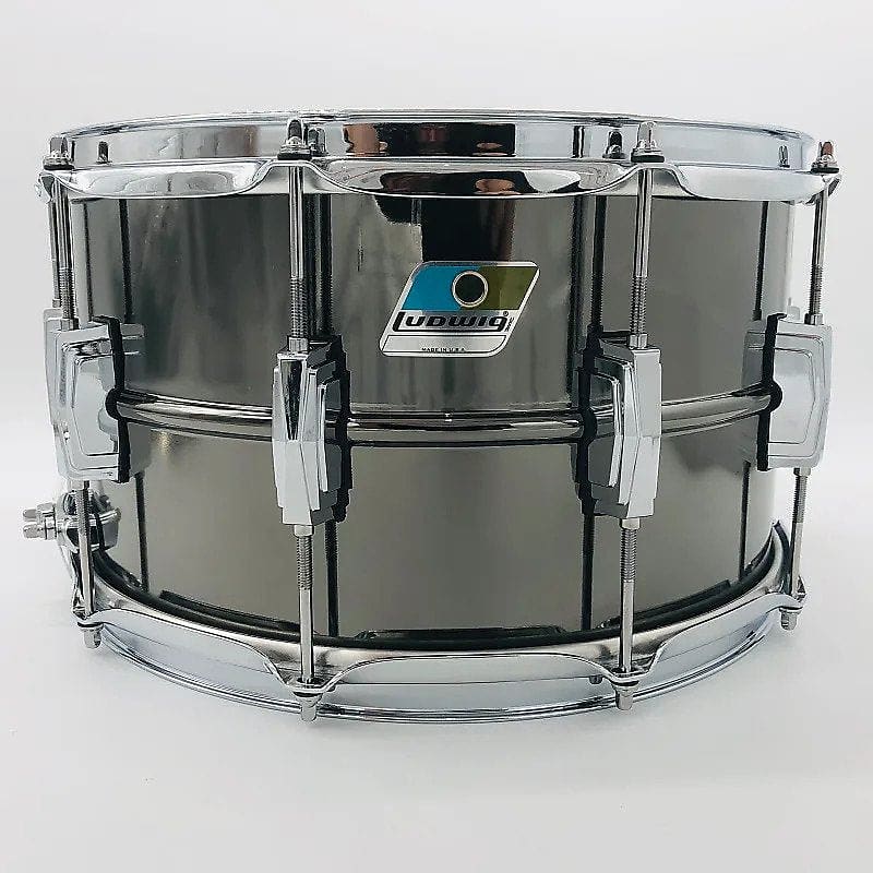 Ludwig Black Beauty Snare Drum - 8x14" - B Stock image 1