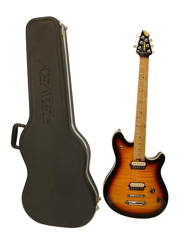 Peavey EVH Wolfgang Electric Guitar with Stop-Bar Tailpiece - Sunburst w/ Case image 1