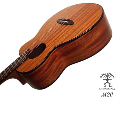 aNueNue M20 Solid African Mahogany 36' Travel Guitar | Reverb