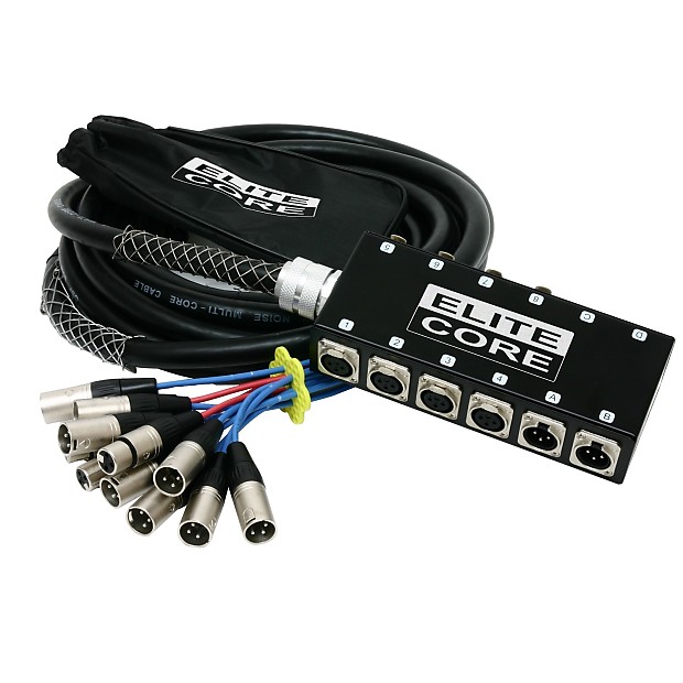 Elite Core Audio PS8450 8x4-Channel XLR Snake Cable - 50' image 1
