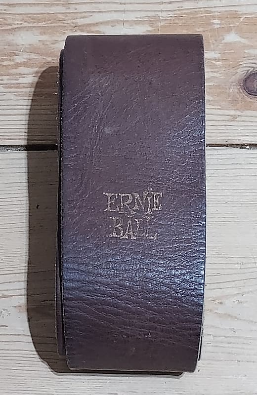 Ernie Ball Vintage Strap 1970s Brown Leather | Reverb