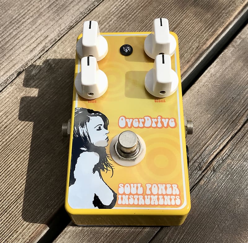 SOUL POWER INSTRUMENTS Overdrive 2020s - Yellow | Reverb