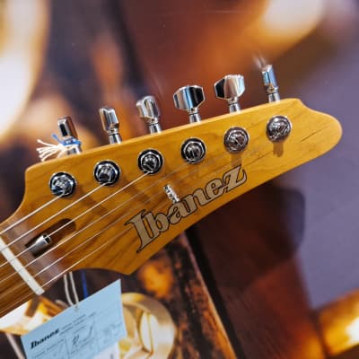 Ibanez AZ2204B-BK Prestige E-Guitar 6 String - Black + Case M20AZ image 5
