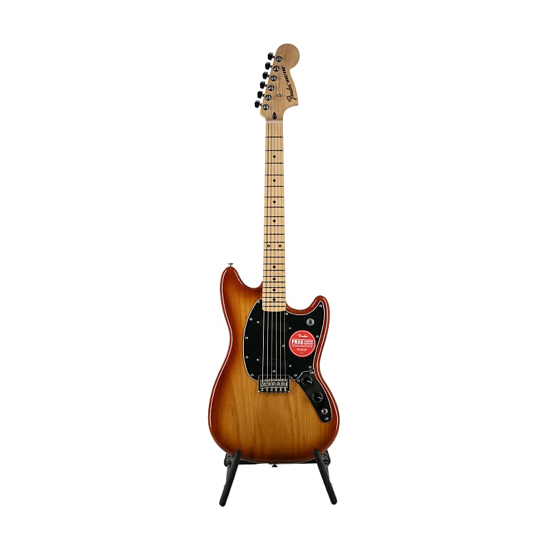 Fender Player Mustang Electric Guitar, Maple Fretboard, Sienna Sunburst, MX19188406 image 1