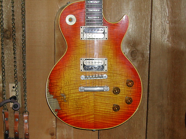 Gibson Les Paul 1968 conversion to 59 specs   Cherry Sunburst image 1