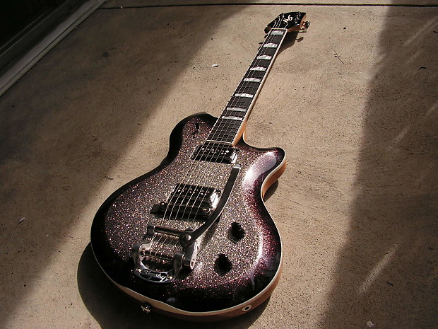 Paul Rhoney Oceana Duo Tone 2014 Silver Sparkle Burst. Possible Trade for ES-335 image 1