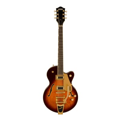 Gretsch G5655TG Electromatic Center Block Jr. Single-Cut Small-Sized Body 6-String Guitar with Laurel Fingerboard, Bigsby and Gold Hardware (Right-Handed, Single Barrel Burst) for sale
