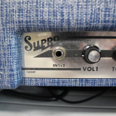 Supro Dual-Tone Tube Amplifier 1624T image 2