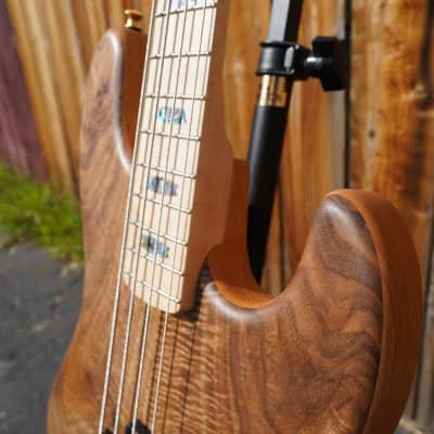 Spector USA Coda 4 Clairo Walnut 4-String Bass Guitar w/ Deluxe Protec Gig Bag (2023) image 16