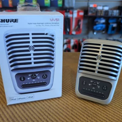 Shure MOTIV MV51 iOS / USB Large Diaphragm Condenser Microphone