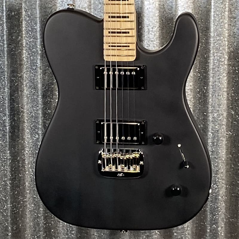 G&L USA BTO ASAT HH RMC Jet Black Frost Guitar & Bag #0078 image 1
