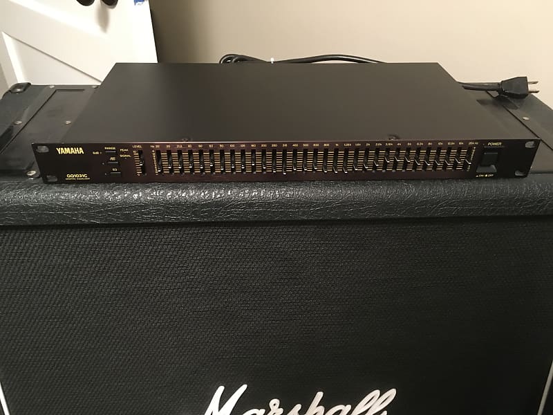 Yamaha GQ1031C Graphic Equalizer Mid 90's - Black | Reverb