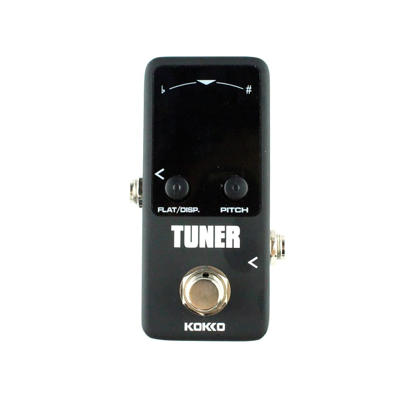 KOKKO FTN2 Chromatic Mini Guitar Tuner Dual Display Normal and Strobe True Bypass image 1