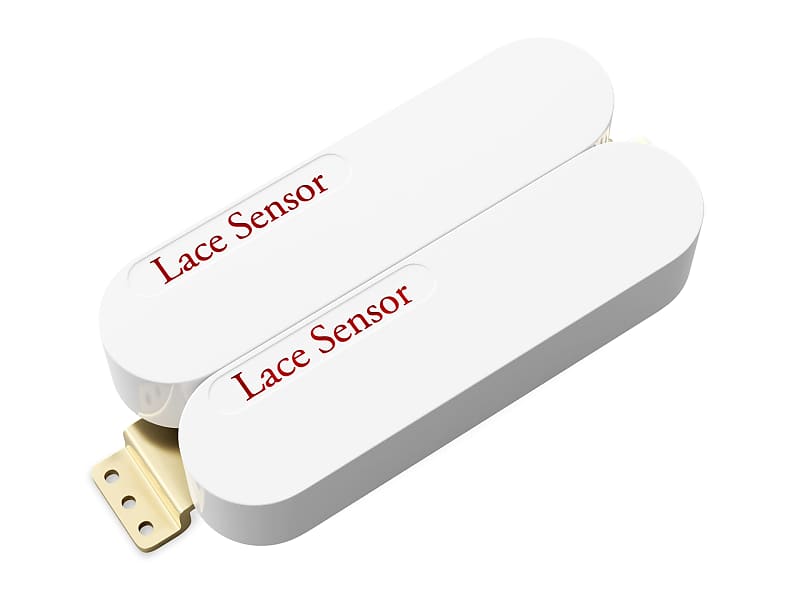 LACE Sensor Dually Red/Red Humbucker - White image 1