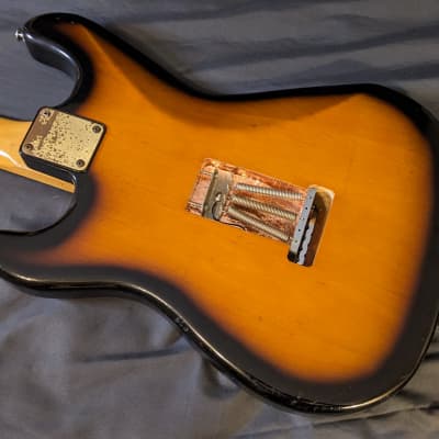 1980s ESP Custom Stratocaster - 2 Tone Sunburst (Nitro) - Japan - Onboard OD - Gig Bag Included image 15