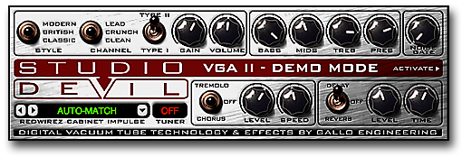 Studio Devil Virtual Guitar Amp II