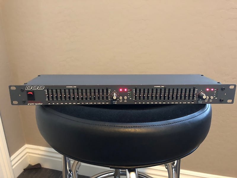 DOD 430 Series II Graphic Equalizer 1U Rack Mounted EQ Reverb
