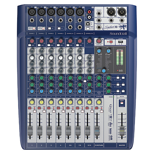 Soundcraft Signature 10 Compact 10-Channel Analog Mixer image 1