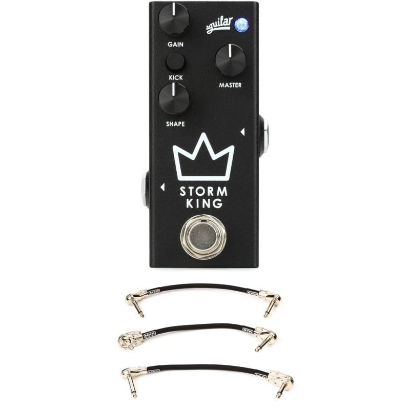Aguilar Storm King Compact Micro Distortion Fuzz Bass Effects 