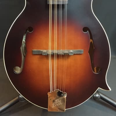 Loar LM-310F F-Style Mandolin Hand-Carved "Honey Creek" Vintage Brown Burst image 2