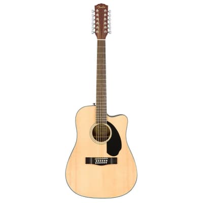 Fender CD-60SCE Dreadnought 12-String Acoustic Electric Guitar Natural image 1