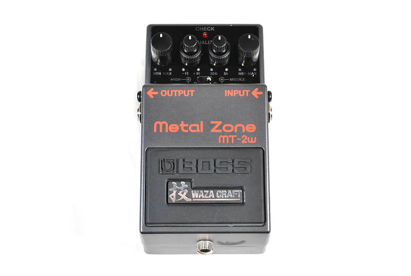 Used Boss MT-2W Waza Craft Metal Zone Distortion Guitar Effects Pedal image 1