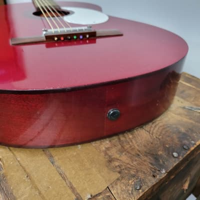 Eko Concert Acoustic Luthier Project rare model Cherry with white gaurd image 8