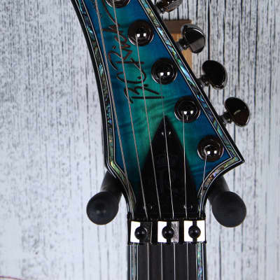 BC Rich Mockingbird Extreme Series Electric Guitar with Floyd Cyan Blue Finish image 10