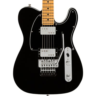 Fender American Ultra Luxe Telecaster Floyd Rose HH - Mystic Black for sale