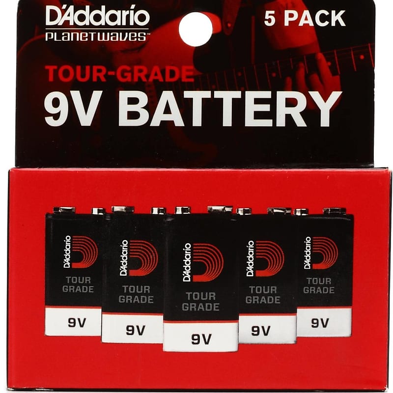 Planet Waves Pw 9v 05 Tour Grade 9v Battery 5 Pack Reverb 2198