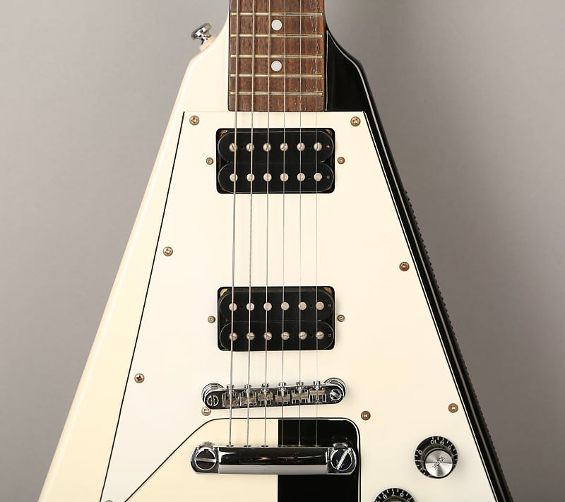 Epiphone Michael Schenker Flying V - Limited Edition - 2005 Korea -  Black/White