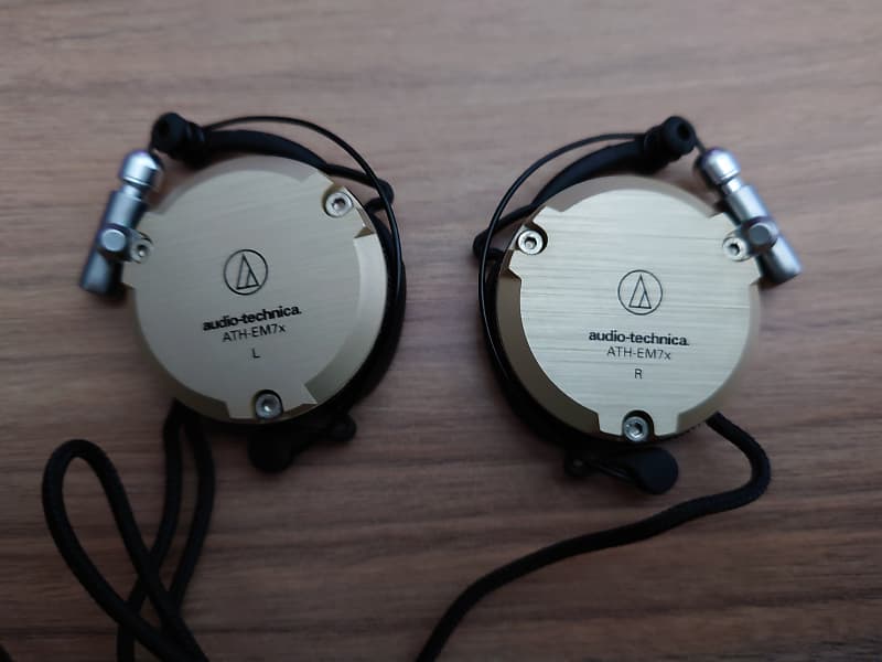 Audio Technica ATH-EM7X Champagne Gold Ear Fit Headphones