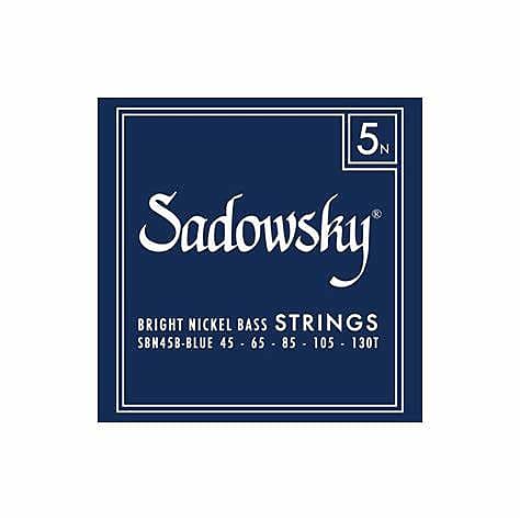 Sadowsky SBN45B Blue Label Bass String Set, Nickel, Tapewound - 5 