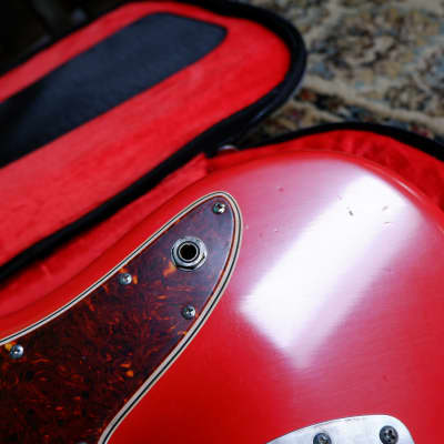 Keith Holland Custom JM-ANS #1286 Offset Ferrari Red w/ Deluxe Gig Bag image 24