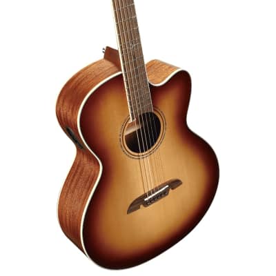 Alvarez ABT60CESHB Baritone Shadowburst Acoustic Electric Guitar w/LR Baggs image 7