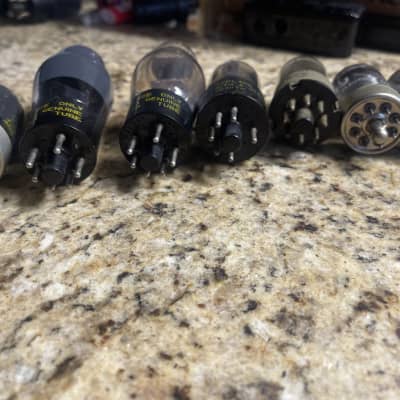 Zenith/National Union Radio Tubes 1950’s-1970’s 6AC5, 6P5G, 6X5 GT/G, 7H7, 7B6, 7B8 - Black image 2