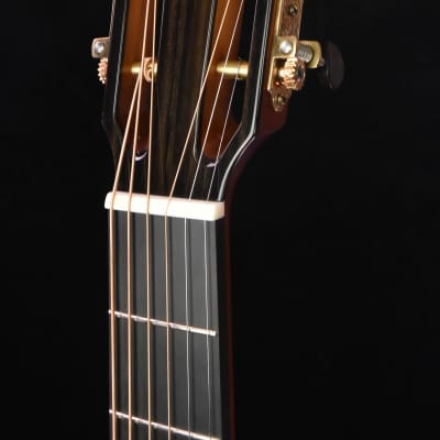 Bedell  Seed to Song Custom Parlor European Spruce, Birdseye Maple Sunburst Guitar image 7